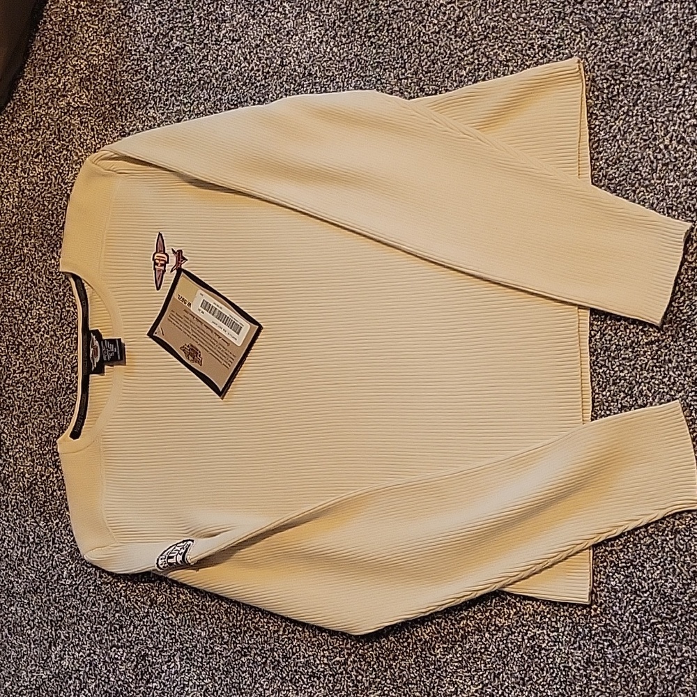 Cream Harley Davidson Sweater xl NWT